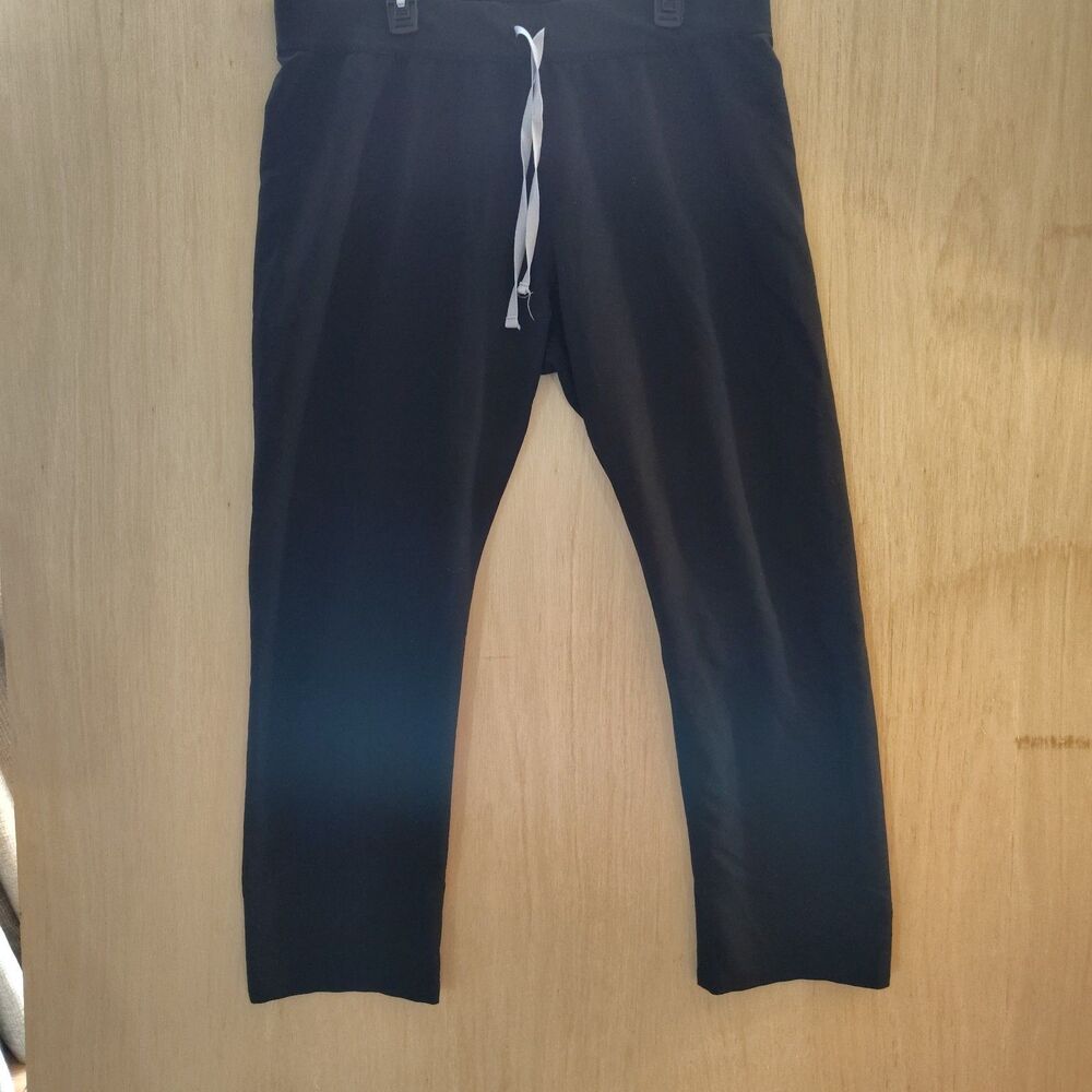 Figs Mens Size XL Technical Collection Black Nurse Scrub Pants Drawstring